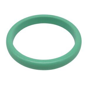 Vintage Mint Green Round Plastic Bangle Bracelet